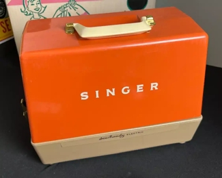 Vintage 1950's Singer Sewhandy Sewing Machine Model 50 Toy	Box: 10.5 x 13.5 x 7.in	HxWxD
