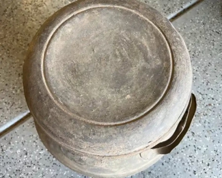 Antique Metal Milk Dairy Jug Container Can Eagle USA Flag		
