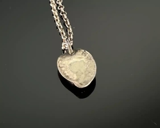 Vintage Navajo Sterling Silver & Turquoise Necklace Native American 