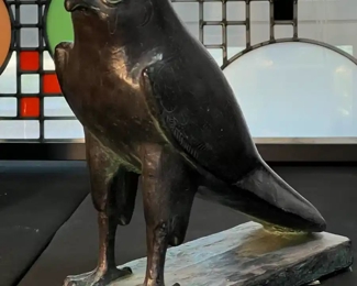 Austin Productions Falcon Sculpture&nbsp;	10x4x9.5in	HxWxD
