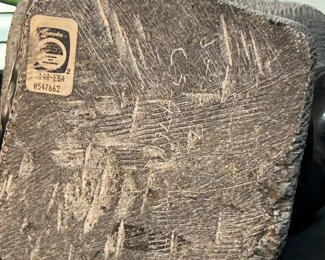 Thomassie Tookalook Falcon Bird Inuit Eskimo Carved Soapstone Sculpture Signed 	12x5x7.5in	HxWxD
