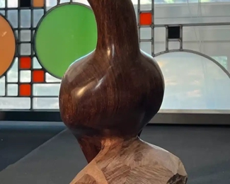 Ironwood Hand Carved Quail 10in Wood Carving	10x4.5x6in	HxWxD
