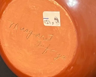 Margaret Tafoya Wedding Vase Santa Clara Pueblo Redware Native American 	10x6.5x5.5	HxWxD
