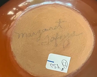 Margaret Tafoya Pot Santa Clara Pueblo Redware Native American Pottery	5.25x4.25in at rim	

