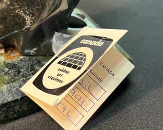 Kellypalik Qimirpik Inuit Eskimo Bird Soapstone Carving Kellipalik	8in h	
