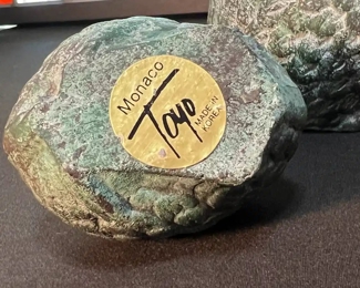 2pc Antiqued Bronze Monaco Toyo Quails Pair 	Large: 5x3x4in	HxWxD
