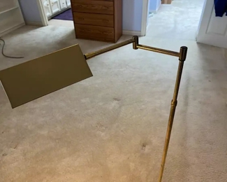 Vintage Brass Floor Lamp	44 x 18 x 5in	HxWxD
