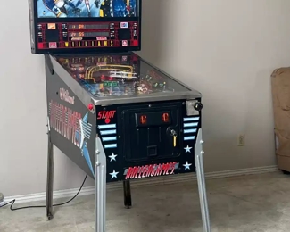1990 Williams Rollergames Pinball&nbsp;Machine Coin-Op	74 x 29 x 56in	HxWxD
