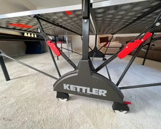 Kettler German Table Tennis Ping Pong Table Folding 	31 x 72 x108	HxWxD
