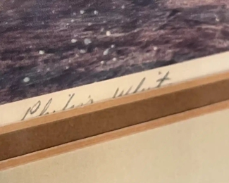 Philip White Framed Art Print	Frame: 21 x 28in	
