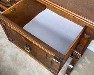 Antique &nbsp;Jacobean Server	35.5 x 73 x 22.	HxWxD
