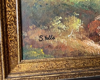 Original Art S Hobbs Waterfall Creek	Frame: 30 x 42in	
