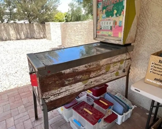 AS-IS Williams Teacher's Pet Pinball Machine	72 x 22.5 x 54.5.in	HxWxD
