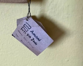 African Continent Art Amani ya Juu Rwanda	30x26in	
