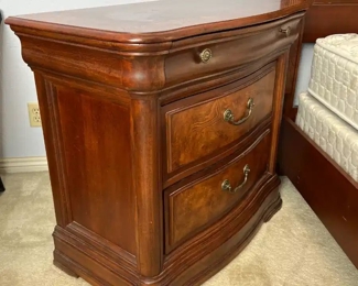 Dark Wood Single Nightstand	31 x 34 x 19.5.in	HxWxD
