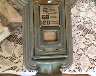 Working parking meter with stand $150
