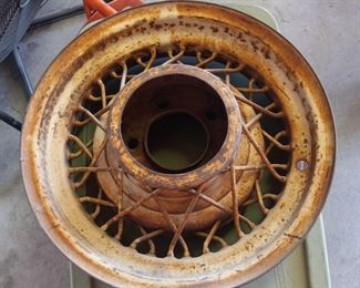 Model T wheel 
$100