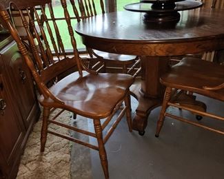 Base of Table and One Chair