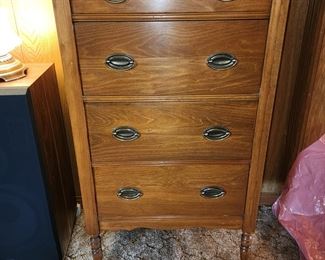 This is a gorgeous small Antique 4 Drawer Dresser in Mint Condition