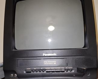 Small Panosonic VHS Player TV