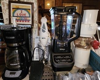 Coffee Pot - Ninja Blender - Hand Mixer - Chopper