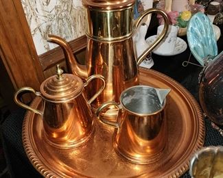 Copper Tea Set