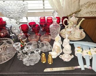 Tea Set - Ruby Red - Decanter - Misc.