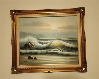 Scenic Beach Painting