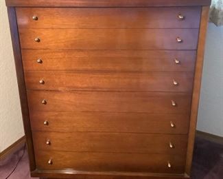 CAVA712 MidCentury Modern 4 Drawer Dresser