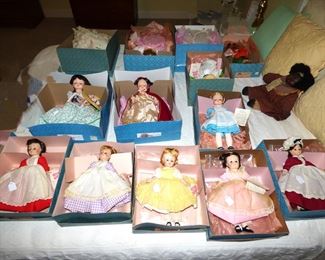 MANY more Madame Alexander Dolls Mint in Box, Never Played with  (See next picture)