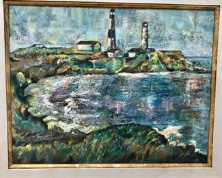 Painting of the coast- Unsigned