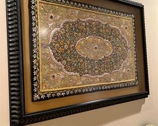 Stunning hand beaded tapestry