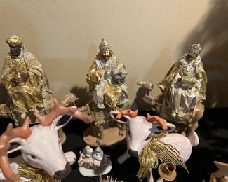 Mark Roberts set of 3 Kings on Camels 