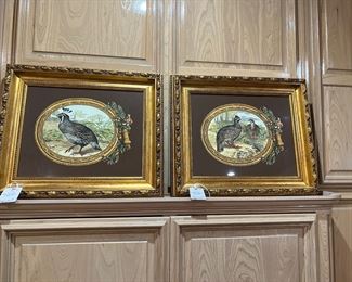 Great pair of framed prints