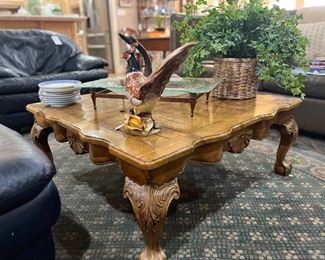 Classic coffee table, great accessories on every surface in the house!