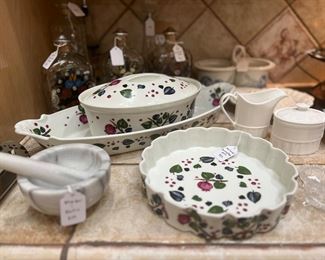 Haviland serving pueces