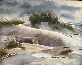 John Weiss original watercolor