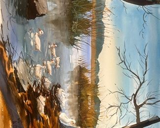 John Weiss original watercolor