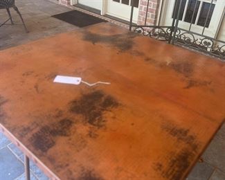 Copper table top