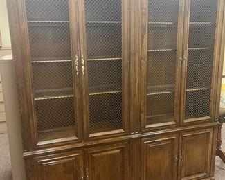 Ethan Allen display cabinets