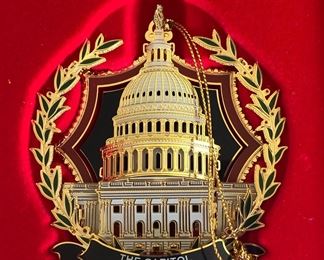Official 2015 United States Congressional Holiday Ornament The Capitol DC