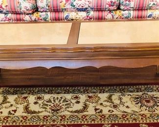 Marble top coffee table