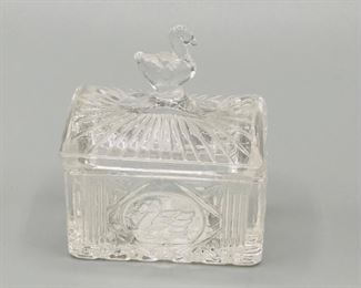 Crystal trinket box