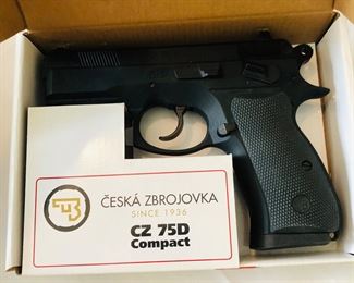 CZ 75D Compact .177 Caliber Steel BB Gun Non-Blowback Air Pistol