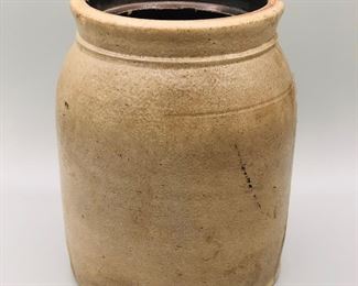 Salt glaze crock