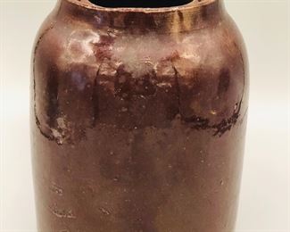 Crock with the potters finger prints