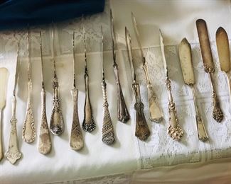 Collection of butter knives