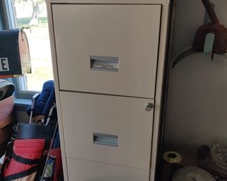 (1) of (2) file cabinets