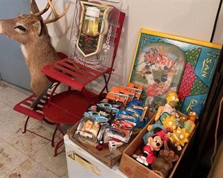Deer head - childs table 2 chairs etc