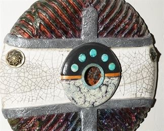 Another Large Multi-Stone Artifact  Wall Mask by Daniel Hawkins